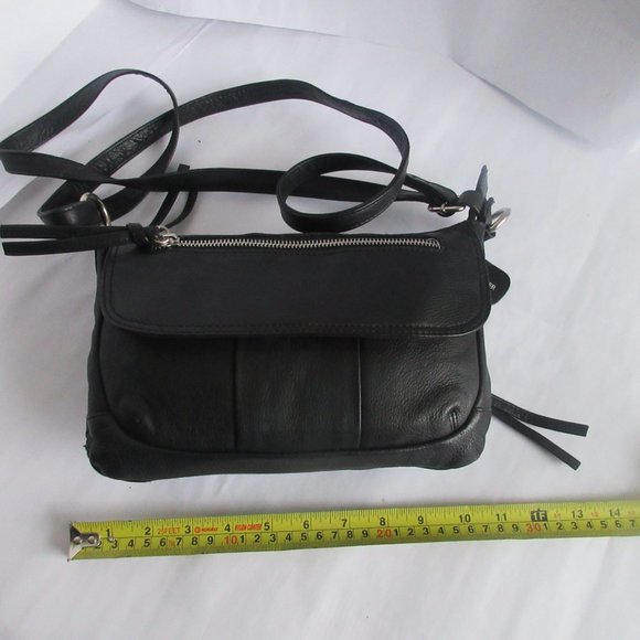 COPY - Great American Leather Work Black Shoulder Lining Bag Zipped - Picture 5 of 11